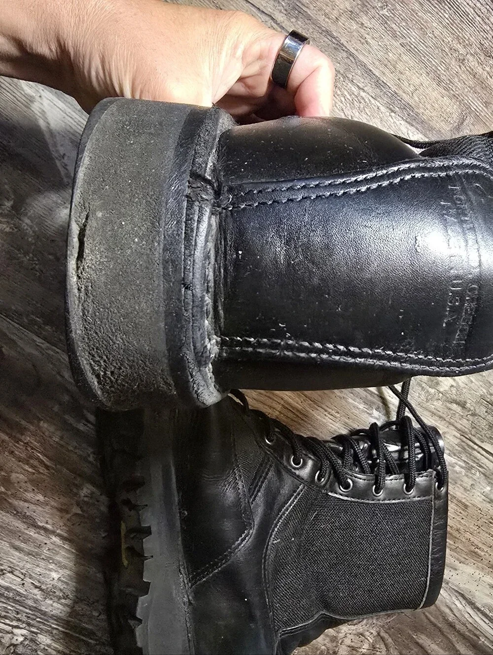 Danner Black Lace-Up Tactical Boots